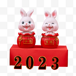 多色小勺陶瓷勺子图片_2023四个兔子陶瓷摆件
