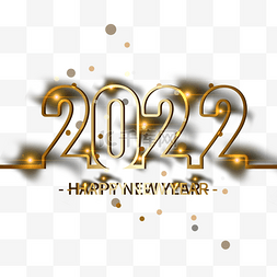 时尚2022图片_2022新年金色时尚光晕