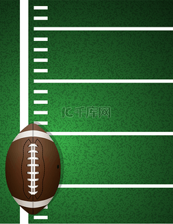 游戏海报模板图片_美式橄榄球场背景