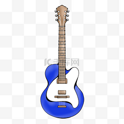 乐器蓝色图片_乐器蓝色电吉他