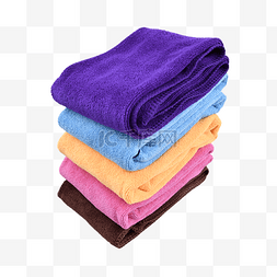 紫色毛巾淋浴柔软干净