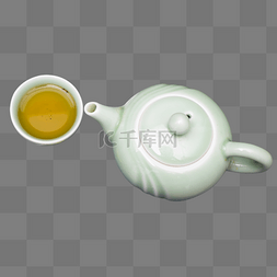 茶叶茶壶茶水