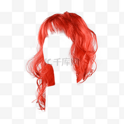 动脉硬化指数图片_红色护理发型假发头发