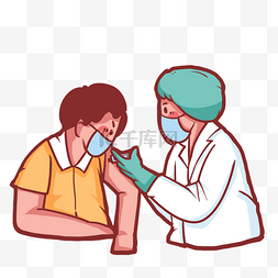 疫情接种疫苗防控医生输液