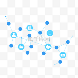 连接互联网图片_区块链大数据结构供应链连接