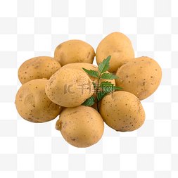 土豆自然素食摄影图
