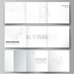 三折科技图片_用于三折小册子、传单、封面设计