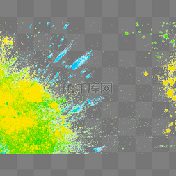 彩色喷溅粉末图片_粉末爆炸
