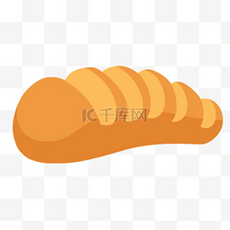 长方形烤面包图片_法式长棍面包