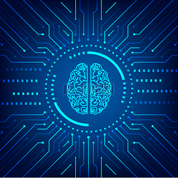 装饰现代图片_现代科技人体大脑