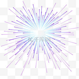 粒子线条科技感图片_紫色科技感放射线条