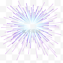 紫色科技感放射线条