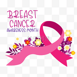 乳腺癌宣传月图片_乳腺癌宣传月女性国际健康粉色丝