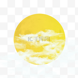 中国金色云图片_中秋中秋节月亮和云