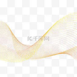 高粱粒子图片_波点渐变弥散黄色底纹