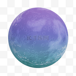 3DC4D立体星球月球