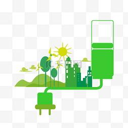 保护环境绿色节能图片_绿色低碳节能环保回收环境污染节