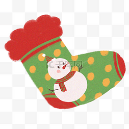 圣诞节雪人礼物图片_圣诞节袜子礼物