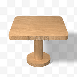 桌饭桌图片_仿真木桌子