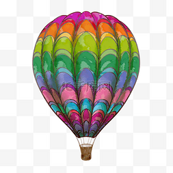 多彩节日狂欢热气球