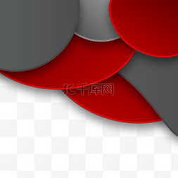 黑色墙背景图片_时尚立体背景装饰框边框黑色红色