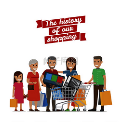 我们购物的历史。