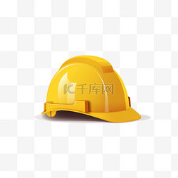 安全帽工具图片_五金工具-黄色安全帽_02