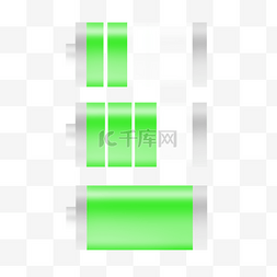 手机ui图标设计图片_手机电池符号ui绿色卡通通信