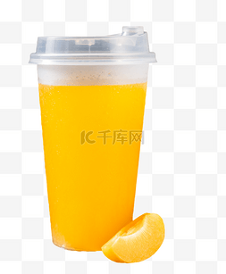 冰鲜水果茶图片_水果冷饮杏子鲜榨果汁