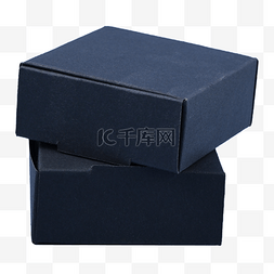 快递礼物盒图片_盒子深蓝纸盒礼盒