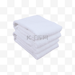 白色亚麻图片_白色静物摄影洗涤毛巾