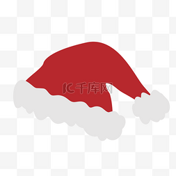 圣诞节图形图片_圣诞帽红色干净装饰图形
