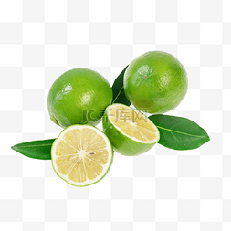 绿色青柠柠檬