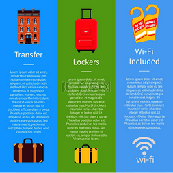 wi标志图片_接送服务、行李箱、Wi-Fi 套酒店海