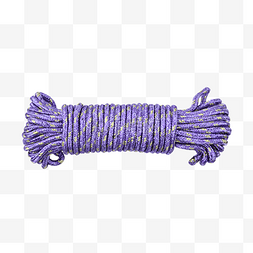 蓝绳图片_紫色棉绳细绳纤维绳子