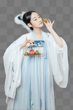 古代信使图片_汉服文化汉服美女人物