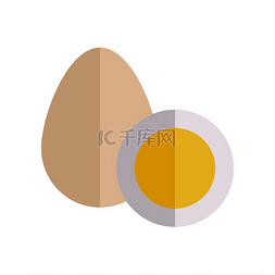 鸡蛋矢量图。