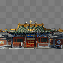 旅游呼和浩特图片_席力图召寺庙