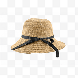 沙滩草编帽图片_夏天沙滩服饰草编帽