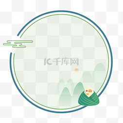 天气卡片icon图片_端午端午节边框