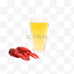 啤酒小龙虾图片_小龙虾食物啤酒
