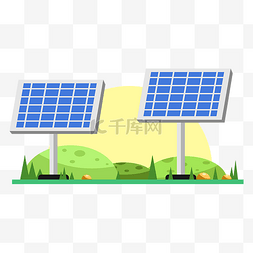 新能源太阳能图片_户外环保太阳能