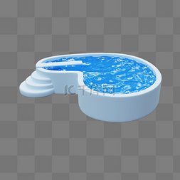 3DC4D立体泳池