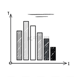 箭头白色上图片_黑白图形表示带列的坐标系，这意