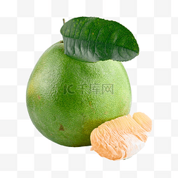柚子水果食品葡萄柚绿色水果