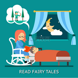 儿童教科书图片_阅读童话故事