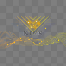 光速图片_金色质感线条