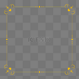 典雅图片_金色欧式简约边框