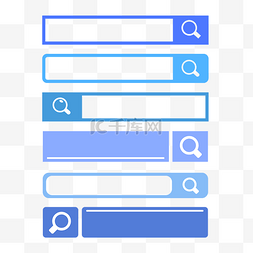 网页划分图片_电脑网页蓝色搜索框