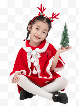 圣诞圣诞节圣诞服饰女孩